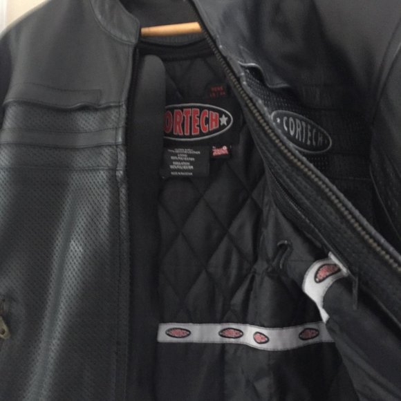 Motorcycle Jacket Cortech Magnum Air Perforated Jacket with Liner Pre-Owned Lrg. - Picture 3 of 5